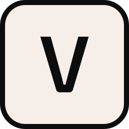 文字v icon