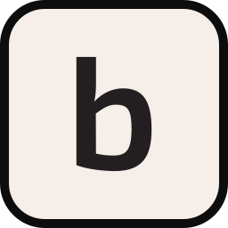 文字b icon