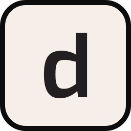 Letter D icon