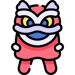 Lion dance icon