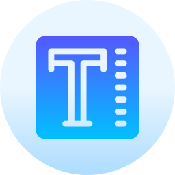 dimensione del testo icona