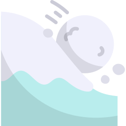 Snow avalanche icon