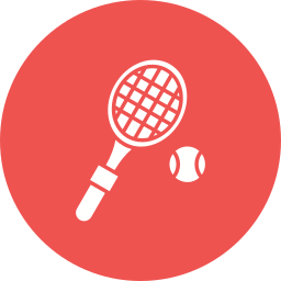 Tennis racket icon