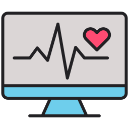 moniteur de fréquence cardiaque Icône