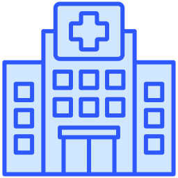 Hospital building icon