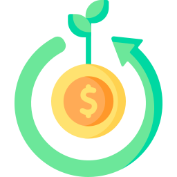 Green economy icon