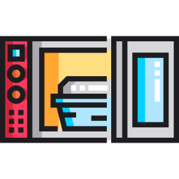 Microwave oven icon