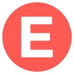 Letter e icon