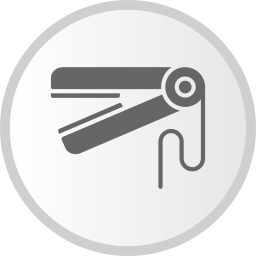 Hair straightener icon