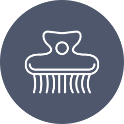 Hair clip icon