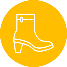 Female boots icon