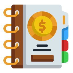 Accounting book icon