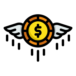 geld fliegen icon