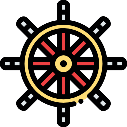 Ship wheel icon