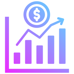 croissance des bénéfices Icône