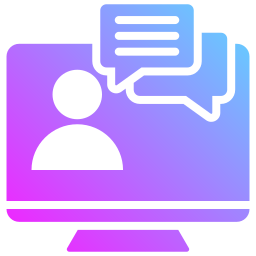 Online meeting icon