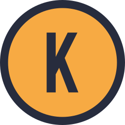 Letter k icon