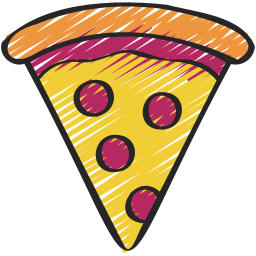 Pizza slice icon