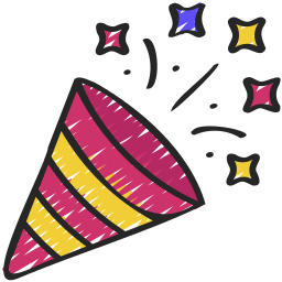 Party popper icon