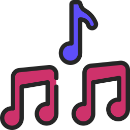 Musical notes icon