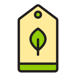 Eco tag icon