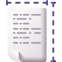 taille du document Icône