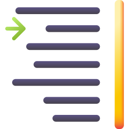 rechts ausrichten icon