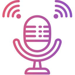 Broadcast mic icon