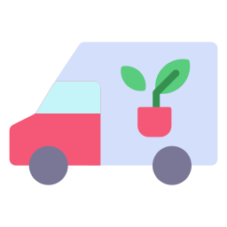 Delivery van icon