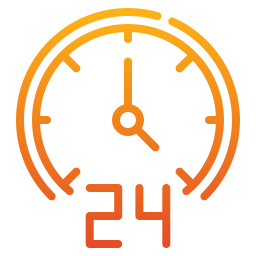 Open 24 hours icon