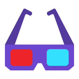 3d glasses icon