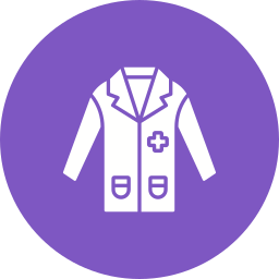 Doctor coat icon