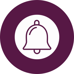 Alarm bell icon