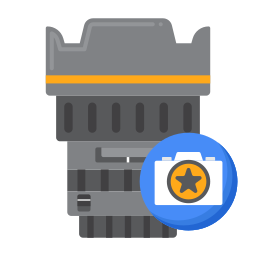 Camera lens icon