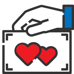 Heart card icon