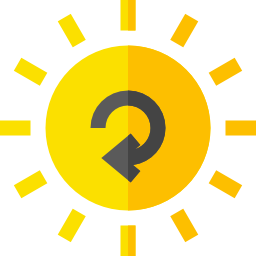 Solar energy icon