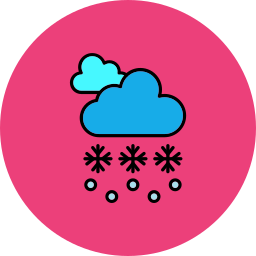 Snow storm icon