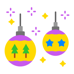 Christmas ball icon