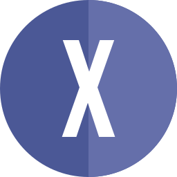 Letter x icon