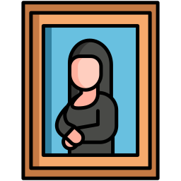 Mona lisa icon