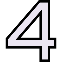 Number 4 icon