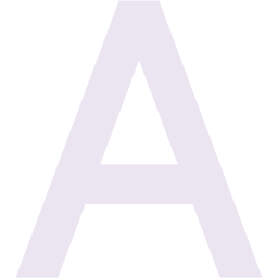 Letter A icon