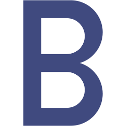 Letter B icon