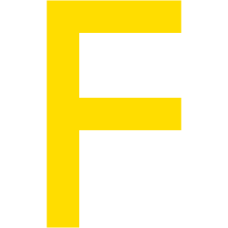 Letter f icon