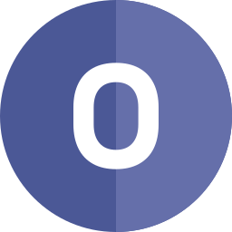 Letter o icon