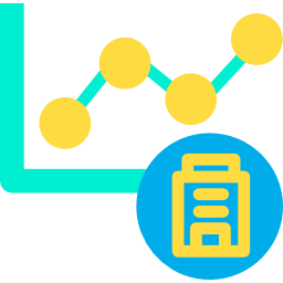 Line chart icon