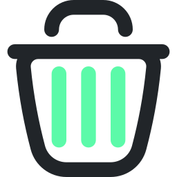 Trash can icon