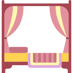 Canopy bed icon