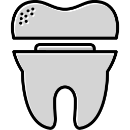 corona dentale icona