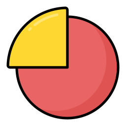 diagramme circulaire Icône